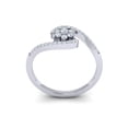 thumbnail image 3 of Genuine 1.5ct Round Cut Diamond Prong Ladies Bridal Anniversary Fancy Ring Band Solid 18K Gold H SI2, 3 of 3