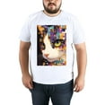 thumbnail image 5 of Women Oversize T-ShirtCat Summer Casual Short Sleeve Loose Tee Tops, 5 of 5