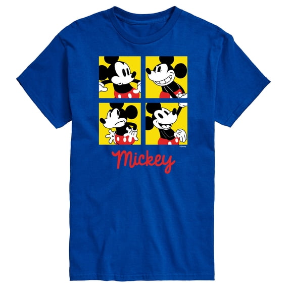 Mickey & Friends - Mickey Face Animation - Men's Short Sleeve Graphic T-Shirt