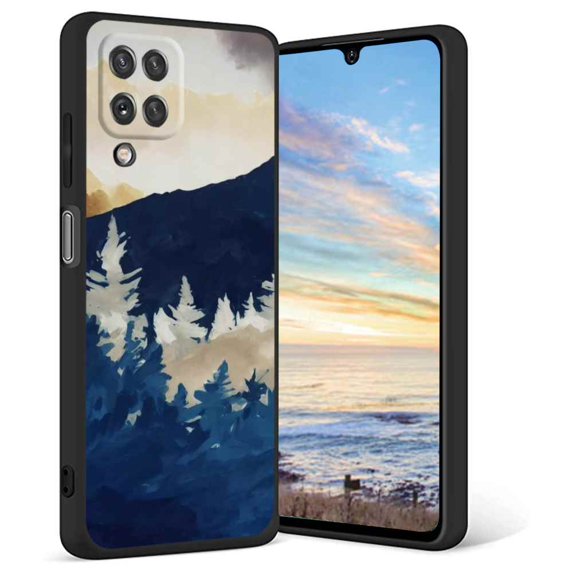 Compatible with Samsung Galaxy A12 Phone Case, Mountains-10 Case Men Women, Flexible Silicone Shockproof Case for Samsung Galaxy A12