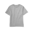 thumbnail image 2 of Harbor Bay by DXL Men's Big and Tall Wicking Jersey No-Pocket Tee Shirt, Grey Heather, 2XL, 2 of 5