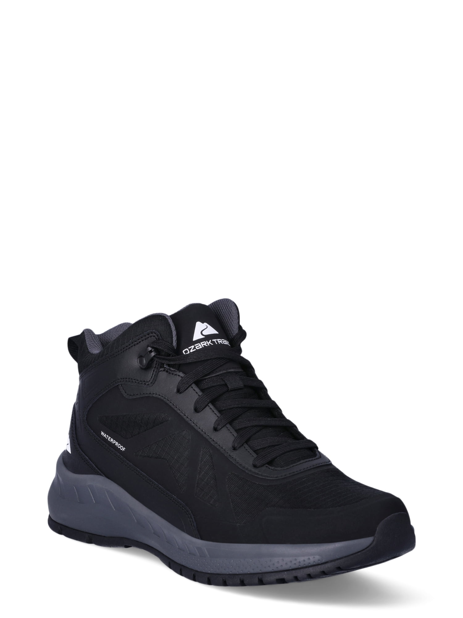 MADDEN Mens Black Cushioned Goring Maxxin Round Toe Block  display picture 1