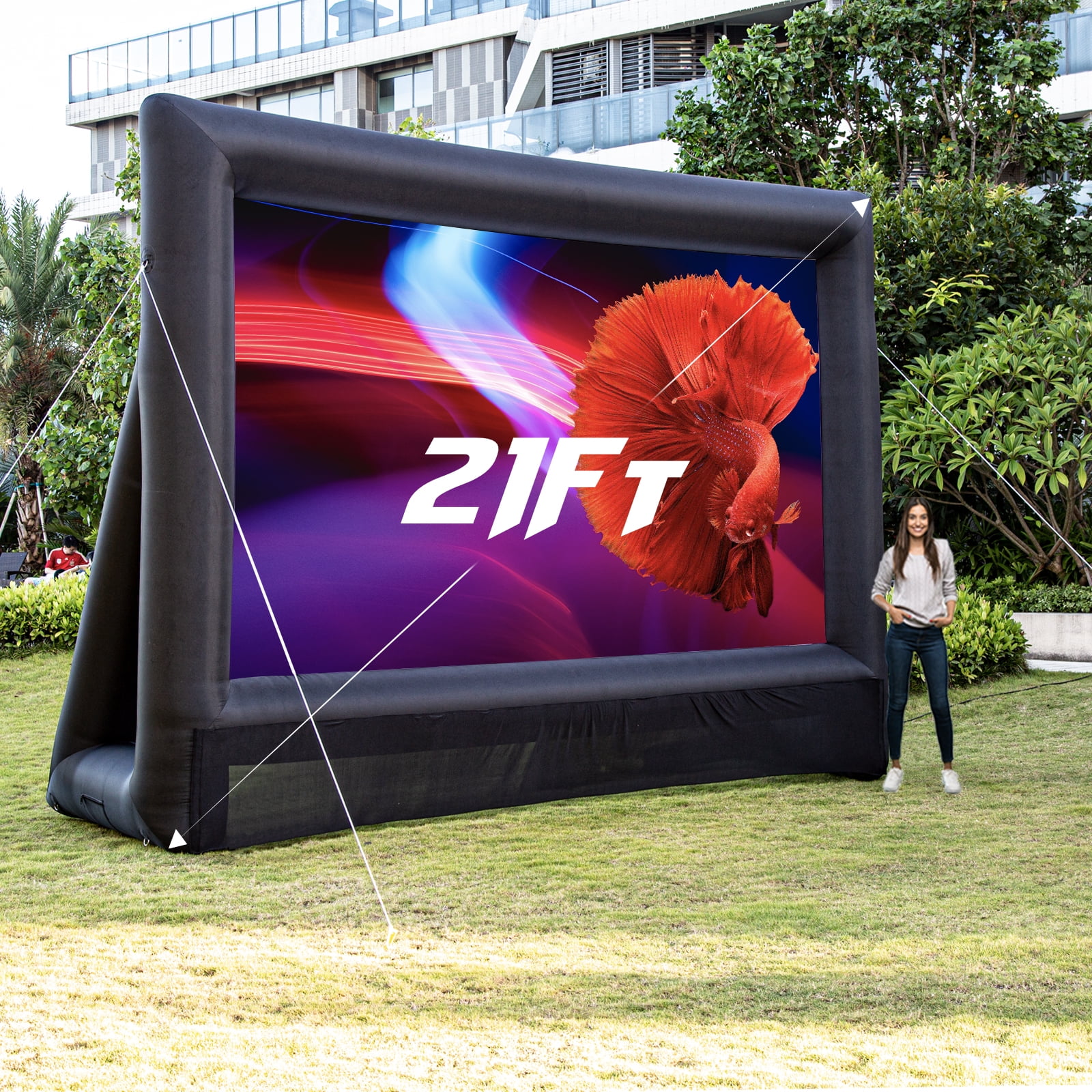 Inflatable Movie Outdoor Projector Cinema Theatre Screen Projection T 