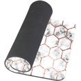 thumbnail image 4 of Office Desk Accessories Marble with Rose Gold Hexagons Pattern Mouse Pad Stylish Office Decor for Women Perfect as Office Presents Enhance Your Desk with Elegance, 4 of 4