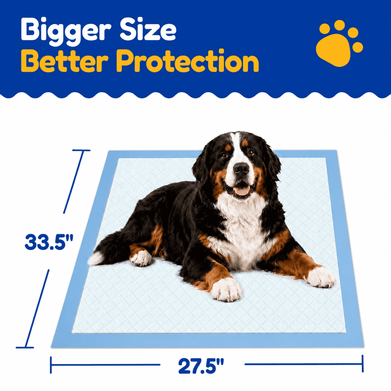 Powools X-Large Puppy Pads, 34" x 28", 60-Count photo 2