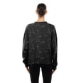 thumbnail image 2 of Women's New Era  Black Chicago Bulls Throwback Collection Mineral Wash Crewneck Sweatshirt, 2 of 4