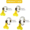 thumbnail image 2 of Stainless Steel Tightening Pipe Clips, 16PCs Hose Clips Set 4 Size Hose Clips Set Adjustable Pipe Clamps Hose Clamps for Securing Home Gas Flexible Connections 16/25/32/44mm, 2 of 6