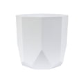 thumbnail image 6 of Bloem Tuxton 10" Modern Plastic Planter - Geometric Indoor/Outdoor 2.7 Gal Capacity Pot, White, 6 of 7
