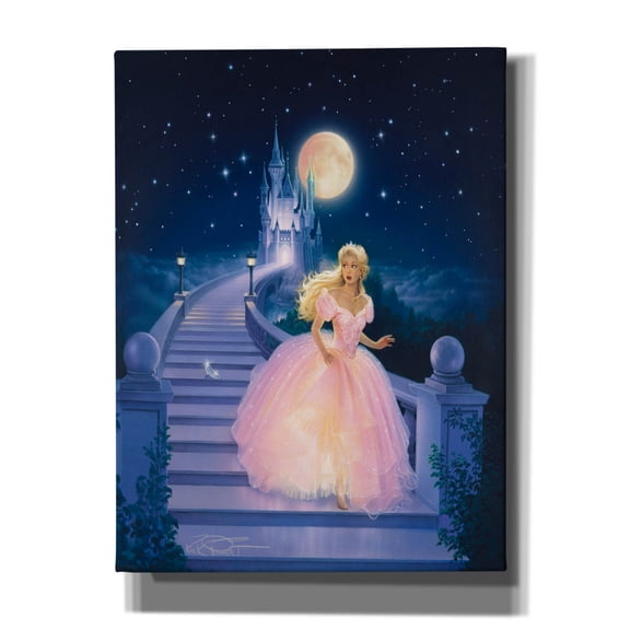 Epic Graffiti 'Cinderella' by Kirk Reinert, Canvas Wall Art, 12"x16"