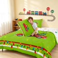 thumbnail image 4 of Erosebridal Christmas Truck Full Size Comforter Sets, Christmas Tree Bedding Comforter Set, Green Tree, Xmas Reversible 3-Piece 1 Comforter and 2 Pillowcases, 4 of 6
