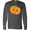 Charcoal Grey, variant on Inktastic Halloween Pumpkin, Smiling Pumpkin, Trick or Treat Long Sleeve T-Shirt
