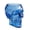 Blue, variant on KGJQ Gothic Skull Wall Vase, Tabletop or Wall Mounted Flower Vase, Translucent Skull Vase for Dark Home Decor, Unique Macabre Aesthetic Gift