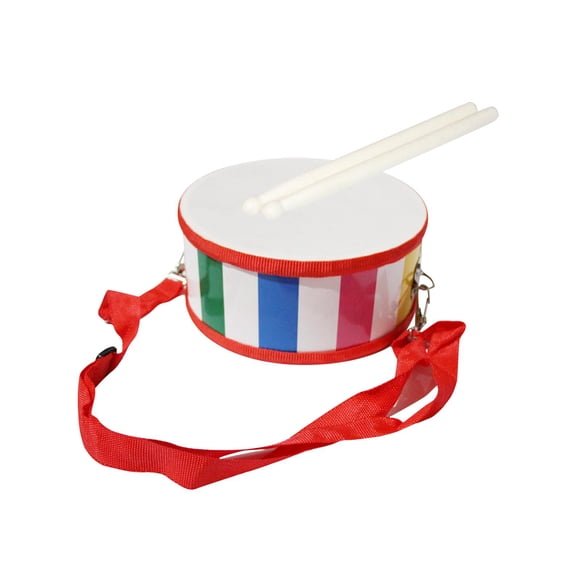 Tambor de cintura chino tradicional, juego de batería para niños, arte musical sensorial, 2 baquetas, regalo navideño, instrumento de tambor, juguete
