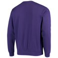 thumbnail image 3 of Men's Colosseum Purple James Madison Dukes Arch & Logo Tackle Twill Pullover Sweatshirt, 3 of 3