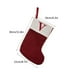 thumbnail image 3 of Calcetín navideño de punto | Medias navideñas con letras bordadas | Decoración para la repisa de la chimenea | Bolsa de regalo para dulces infantiles | Adorno navideño para el árbol, 3 of 3