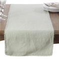 thumbnail image 1 of SARO 15062.CE1420B 14 x 20 in. Rectangle Pompon Design Set de Table Céleri - Lot de 4, 1 of 1