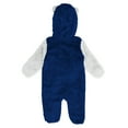 thumbnail image 3 of Infant & Newborn Outerstuff Blue Tampa Bay Lightning Stay Napping Fleece Bunting Full-Zip Hooded Sleeper, 3 of 3