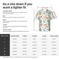 thumbnail image 5 of Yiaed Scandinavian Africa Print Hawaiian Shirt for Men Short Sleeve Button Down Shirts Beach Shirts for Men,3X-Large, 5 of 7