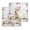 White, variant on Easter Bunny Kitchen Dish Towels for Drying Dishes Set of 3, Spring Daisy Flower Colorful Eggs White Wooden Waffle Weave Microfiber Hand Tea Bathroom Towels Quick Dry & Absorbent Towel 12x12