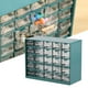thumbnail image 1 of Organizador de Almacenamiento de Hardware de Plástico con 25 Compartimentos, Cajón Visible, Gabinete de Piezas, Limpieza sin Esfuerzo, Gabinete de Almacenamiento de Piezas de Múltiples Capas para Har, 1 of 10