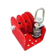 thumbnail image 2 of Cabrestante de levantamiento de de pollos, diseño de doble hendidura, carga máxima 500 kg, fácil de usar, profesional, portátil, acero de carbono premium Anillo de hierro, 2 of 8