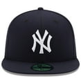 thumbnail image 2 of Men's New Era Navy New York Yankees Game Authentic Collection On-Field 59FIFTY Fitted Hat, 2 of 6