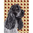 thumbnail image 1 of Carolines Treasures SC9540CHF Cocker Spaniel Drapeau Feuilles d'Automne Toile Taille Maison, 1 of 4