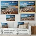 thumbnail image 4 of Designart "Golden Coastline II" Nautical & Beach Floater Framed Canvas Print, 4 of 7