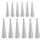 thumbnail image 1 of 12 moldes de acero inoxidable para crema pastelera, forma de cuerno, cónicos, para repostería., 1 of 6