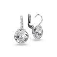 thumbnail image 3 of Aretes Swarovski Bella Drop con cristales blancos y baño de rodio, 3 of 6