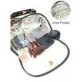 thumbnail image 4 of EEEkit Clear Zipper Cross Body Bag for Stadium Events, Clear Purse with Adjustable Strap, Black/Brown, 4 of 7