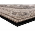 thumbnail image 3 of MDA Rug Imports Tabriz Collection Area Rug Black 3'9'' X 5'9'' 4' x 6' Ivory,Beige,Gold Rectangle, 3 of 4