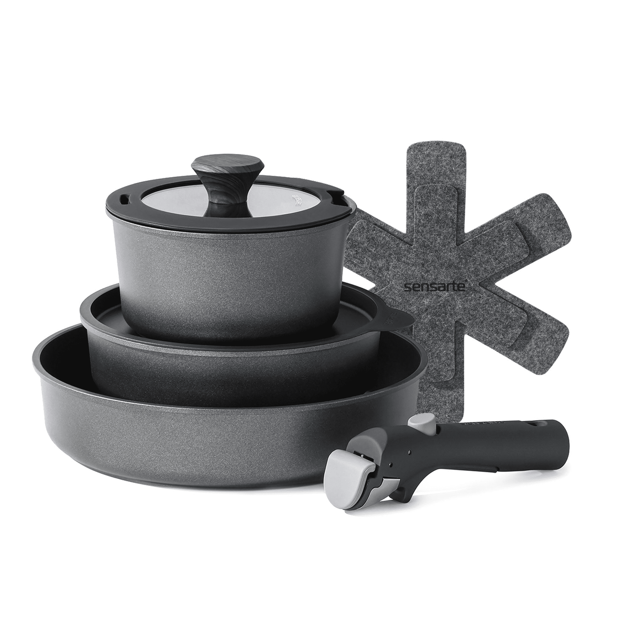 Gibson Casselman Carbon Steel 7 Piece Cookware Set - Walmart.com