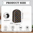 thumbnail image 6 of HELLHERO Colorful Footprints Reusable Dust Cover for Home Kitchen Indoor Hand Strap, 6 of 6