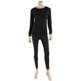 thumbnail image 2 of Therma Tek Women's Underwear 2 PC Waffle Knit Long Johns Thermal Set White S, 2 of 4