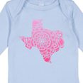 thumbnail image 4 of Inktastic Texas Silhouette Mandala Boys or Girls Long Sleeve Baby Bodysuit, 4 of 5