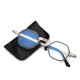thumbnail image 1 of Gafas de lectura plegables Unisex, nueva moda, portátiles, Anti UV400, antifatiga ocular, bloqueador de luz azul, con funda, 1 ud. Tan Jianjun unisex, 1 of 2