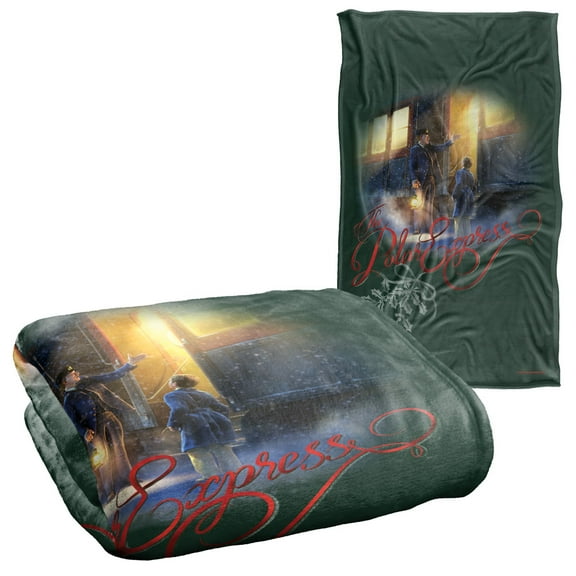 Polar Express Conductors Welcome Silky Touch Super Soft Throw Blanket 36' x 58'