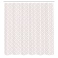 thumbnail image 3 of Ambesonne Damask Shower Curtain, Simplistic Royal, 69"Wx70"L, Pale Eggshell and White, 3 of 5