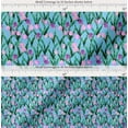 thumbnail image 2 of Soimoi Cotton Cambric Fabric Leaves & Tulip Floral Print Fabric by The Yard 56 Inch Wide, 2 of 7
