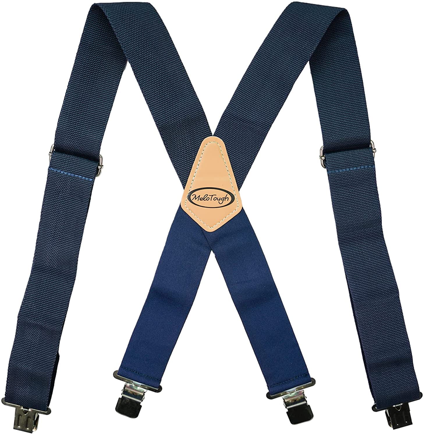 strong clips-Heavy duty Mens braces wide adjustable+elastic suspenders Y-shape