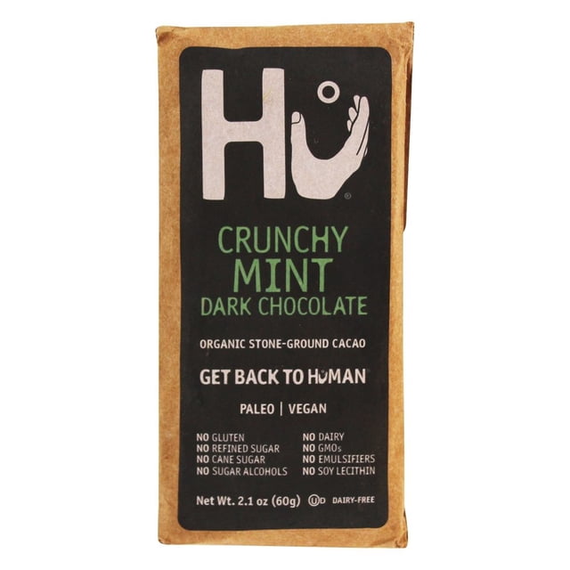 Hu - Organic Dark Chocolate Bar Crunchy Mint - 2.1 oz.