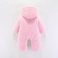 thumbnail image 5 of VNKIDY Boys Bodysuits Baby Boys Girls Hooded Long Sleeve Footed One Piece Romper Jumpsuit Winter Warm Thickened Bodysuit Onesies Pajamas Soft Clothes Leisure Jumpsuit, 5 of 5