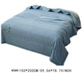 thumbnail image 3 of Blanket for Hot Sleepers Double Cold Effect Lightweight Breathable Summer Blankets for Bed Transfer Heat To Keep Body Cool for Night Sweats Luxury Cotton Blankets for Twin Size Bed All-Season, 3 of 8