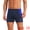 Dark Blue, variant on DARING DIVA Men's Block Swimwear Adjustable Drawstring Pool Swimming Shorts 34 Red