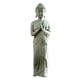 thumbnail image 1 of Estatua al aire libre Escultura Coleccionable de Piedra Figuras de Meditación Hechas a Mano para El Hogar, Estatua de Buda de Adorno para Porche, Sala de Estar , Stand 01 Fanmusic Estatua al aire libre, 1 of 7