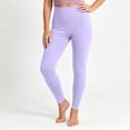 thumbnail image 5 of JGGSPWM (XL-6XL) Plus Size Women's Ultra Soft High Waisted Seamless Leggings Inner Wear Thin Tummy Control Yoga Pants Purple XXXXL, 5 of 9