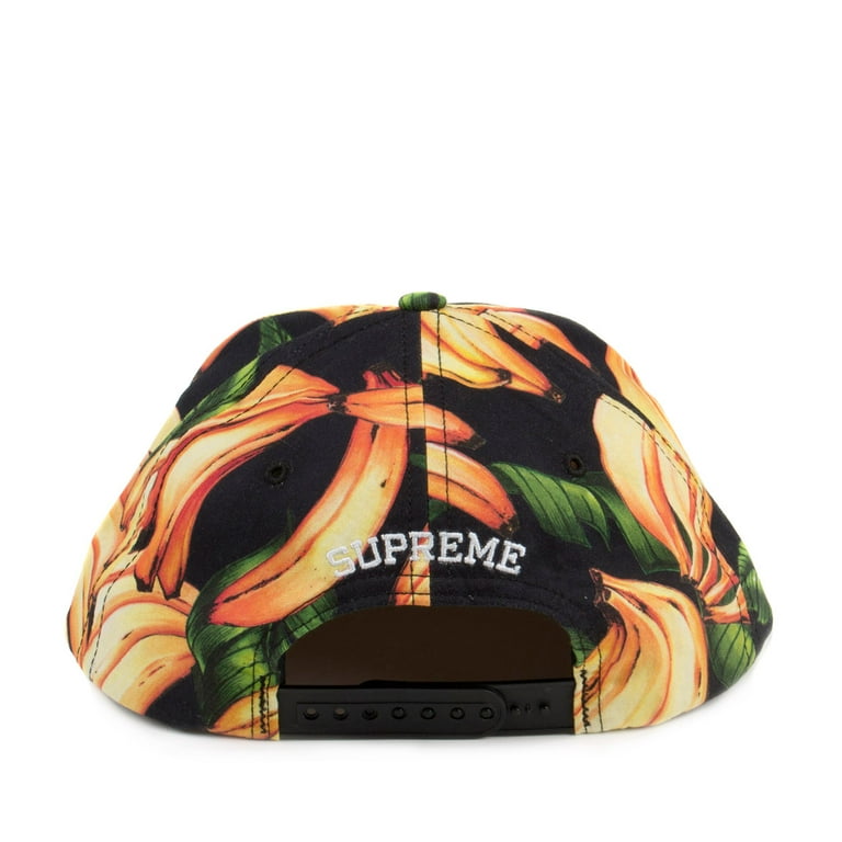 Supreme Banana Snapback 5-Panel Hat Black/Yellow SS16H70 - Walmart.com