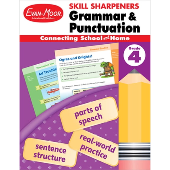 Pre-Owned Skill Sharpeners: Grammar & Punctuation, Grade 4 Workbook (Paperback) 1629388726 9781629388724