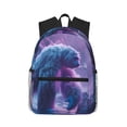 thumbnail image 1 of Easygdp Mystical White gorilla Jungle Mochila Casual para Portátil, Mochila para Escuela, Viajes, Negocios, 1 of 6